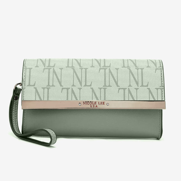 Nicole Lee USA 3-Piece Letter Print Texture Handbag Set