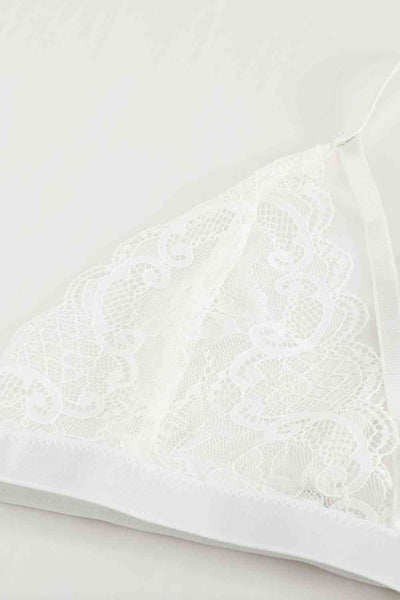 Lace Lingerie Three-Piece Set