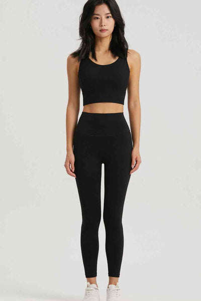 Wide Waistband Sports Leggings