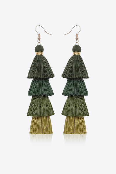 Layered Tassel Earrings