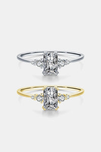 925 Sterling Silver Zircon Ring